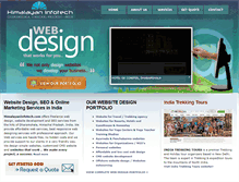 Tablet Screenshot of himalayaninfotech.com